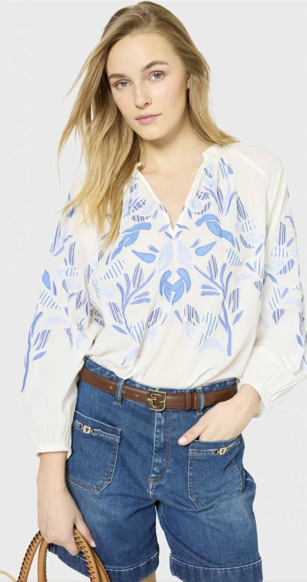 Blouse Utesa patcwork collection Studio GD à découvrir chez Camp Boutique ALES
